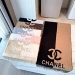 Chanel 24A Half Color Wool Scarf Pink 180Cm - Image 5