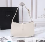 Saint Laurent Le 5 À 7 Hobo Bag In Smooth Leather White 23Cm 6572282R20W9207 - Image 3