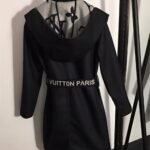 Louis Vuitton Belted Double Sided Hooded Wrap Coat Black And Gray - Image 3