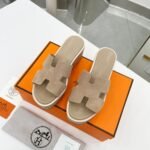 Hermes Eze 30 Sandal Beige Camel H232150Z D1370 - Image 4