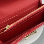 Louis Vuitton Coquelicot Epi Leather Twist Wallet Red 19Cm - Image 6