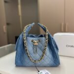 Chanel 25 Small Handbag Washed Denim Blue 26Cm As5293 B20603 U0475 - Image 2