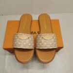 Louis Vuitton Lily Flat Mule Natural 1Ahlwf - Image 2