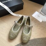 Chanel Mary Jane Ballet Flat Dark Green - Image 2