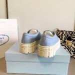 Prada Double Wheel Nylon Gabardine Sneaker Light Blue 1E260M3Lfxf0591F050 - Image 4