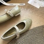 Chanel Mary Jane Ballet Flat Dark Green - Image 4