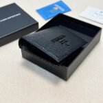 Prada Bifold Saffiano Leather Wallet Black 11Cm - Image 4