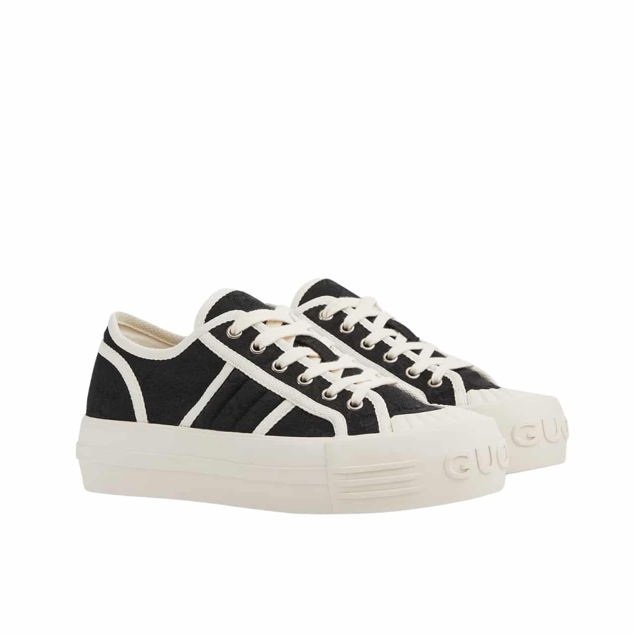 109-14 Gucci Women Chunky Sneaker Black 816879 Fabzz 1062 - Image 1