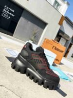 Prada Cloudbust Thunder Knit Black Red 2Eg293 3Lgn F0002 - Image 2