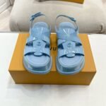 Louis Vuitton Maya Platform Sandal Light Blue 1Agy10 - Image 2