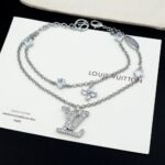 Louis Vuitton Lady Lv Bracelet Palladium M1378A - Image 3