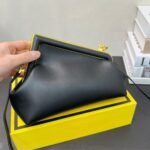 Fendi First Small Nappa Leather Bag Black 23Cm 8Bp129Abvef0Kur - Image 4