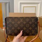 Louis Vuitton Pochette Accessoires Monogram Bag Brown 23Cm - Image 3