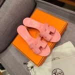 Hermes Oasis Sandals Rose Pale H151215Z VR360 - Image 2