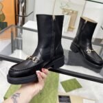 Gucci Women’s Horsebit Boot Black 798724 0Gq00 1000 - Image 3