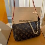 Louis Vuitton Pochette Accessoires Monogram Bag Brown 23Cm - Image 6