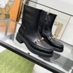Gucci Women’s Horsebit Boot Black 798724 0Gq00 1000 - Image 2