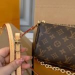 Louis Vuitton Pochette Accessoires Monogram Bag Brown 23Cm - Image 8