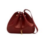 Saint Laurent Paris Vii Large Flat Hobo Bag In Smooth Leather Bag Red