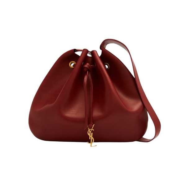 13-1-13-compressed-4 Saint Laurent Paris Vii Large Flat Hobo Bag In Smooth Leather Bag Red - Image 1