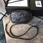 Summer Set: Gucci Marmont Small Matelasse Shoulder Bag Black And Princetown Gg Slippers Leather Black - Image 5