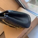 Saint Laurent Matelasse Cassandre Shopper Tote Black Leather 35Cm - Image 4