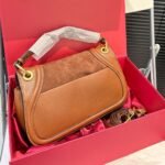 Gucci Blondie Small Shoulder Bag Light Brown Suede 26Cm 815715 Caaau 2808 - Image 6
