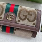 Iconic Set: Gucci Giglio Large Tote Bag And Ophidia Jumbo Gg Long Wallet - Image 7