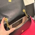 Gucci Blondie Small Shoulder Bag Black Leather 26Cm 815715 Aaeex 1000 - Image 7