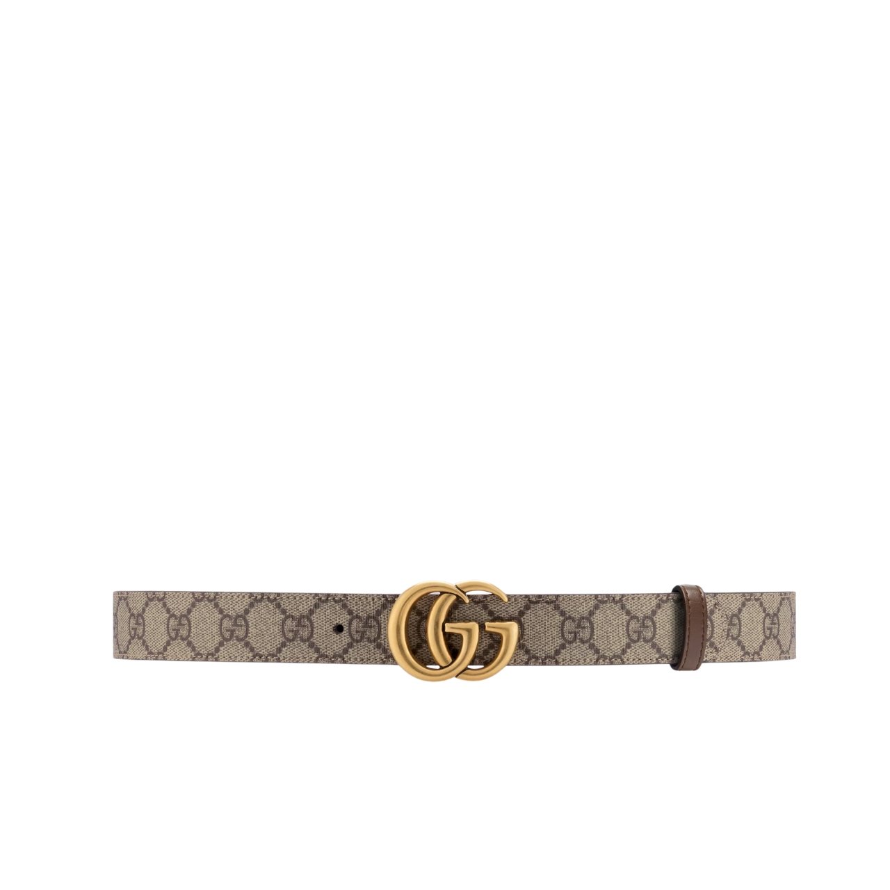 15-1-3 Gucci Gg Marmont Reversible Belt Brown Leather 659416 92Tic 8358 - Image 1