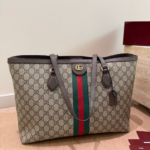 Gucci Ophidia Medium Tote Beige And Dark Brown 36Cm 631685 96IWB 8745 - Image 2