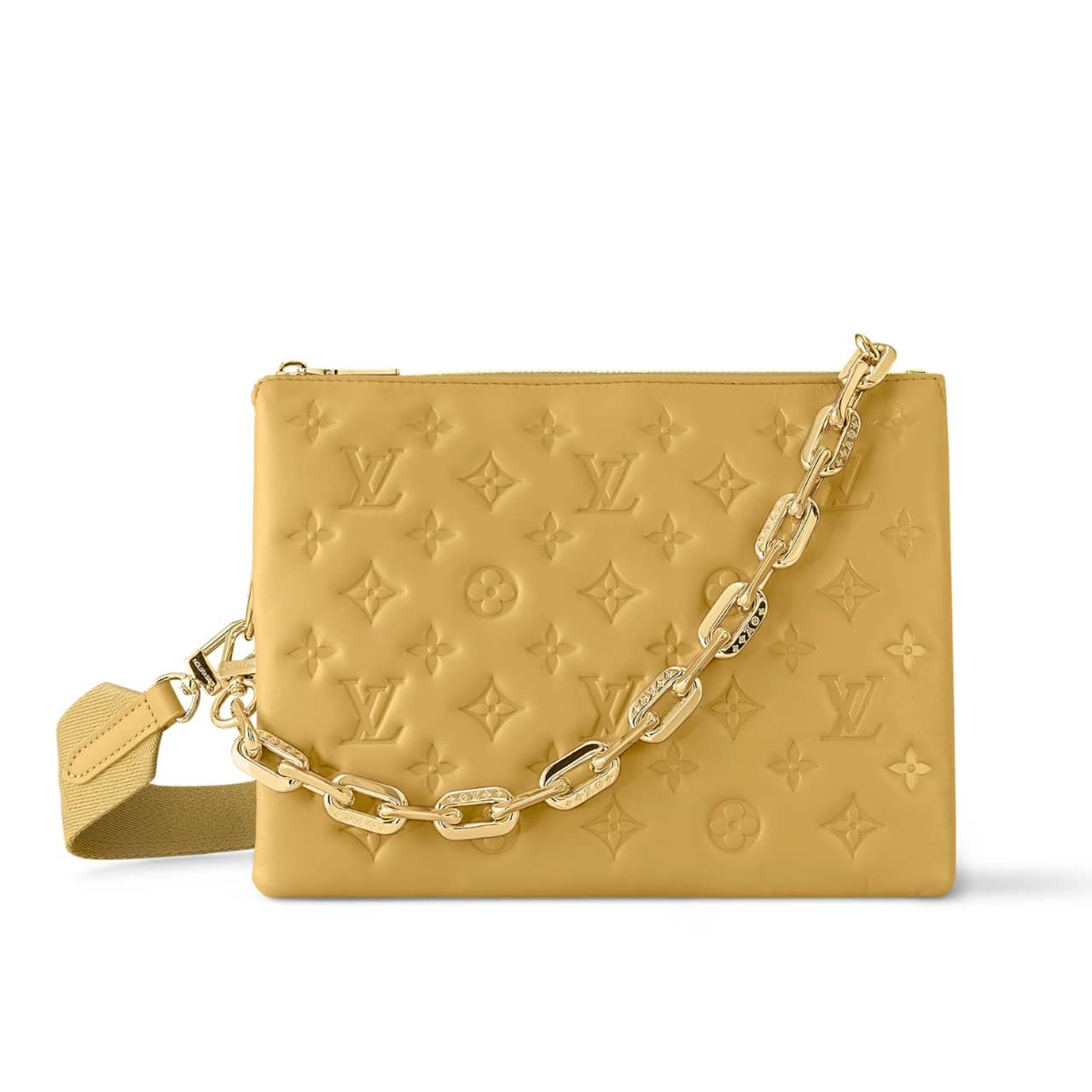 16-1-6 Louis Vuitton Coussin PM Camel 26Cm M57791 - Image 1