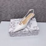 Valentino The Bold Edition Vlogo Slingback Pump 60Mm In Ivory - Image 8