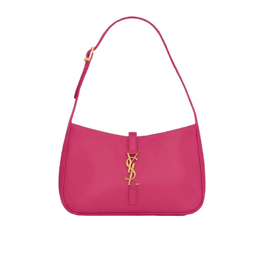 171-1 Saint Laurent Le 5 À 7 Hobo Bag In Smooth Leather Pink 25Cm 6572282R20W5623 - Image 1