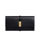 Celine Large Wallet 16 In Satinated Black 19Cm 10M033Cq7 38No