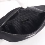 Prada Nylon Belt Bag Black 30Cm - Image 5