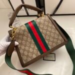 Gucci Queen Margaret Gg Small Top Handle Bag Brown 25Cm - Image 3