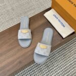 Louis Vuitton Lily Flat Mule Gray 1Agxaa - Image 3