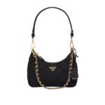 Prada Re Edition 1995 Chaîne Re Nylon Mini Bag Black 22Cm 1Bc204 2Aos F0002 V Qoo