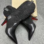 Christian Louboutin Santia Botta 85 Boots Black 3250414Bk01 - Image 2
