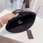 Prada Padded Re Nylon Bucket Hat Black 2Hc252 Iyk F0002 - Image 6