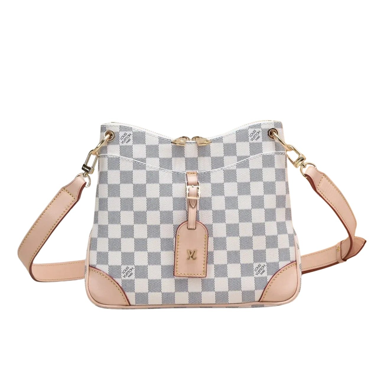 22-3 Louis Vuitton Odéon Shoulder Bag Damier Azur 26Cm - Image 1