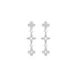 Louis Vuitton Dentelle One Row Earrings Q96850