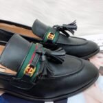 Gucci Unisex Leather Interlocking G Black - Image 8