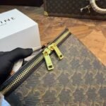 Celine Square Vanity Case In Triomphe Canvas And 18Cm - Image 4