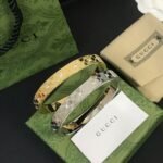 Gucci Cuff Bracelet Gold 8Mm - Image 3