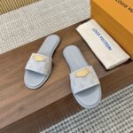 Louis Vuitton Lily Flat Mule Gray 1Agxaa - Image 6