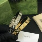 Gucci Cuff Bracelet Gold 8Mm - Image 6