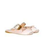 Miumiu Satin Ballerina Mules Orchid Pink 5F451E Qu6 F0615 F 005