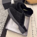 Chanel Suede Mules Black G45939 B17918 94305 - Image 5